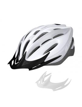 casco tery force blanco/gris