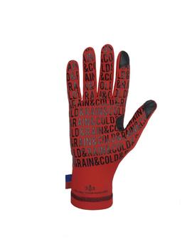 guante largo profit cold-rain dwr rojo