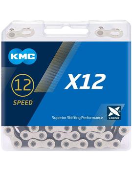 cadena kmc x12 negra 126p 12v