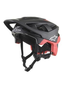 Casco Vector Pro Atom Neg/Rj mat Alpinestars