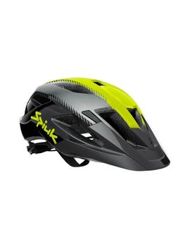 casco spiuk kaval negro/marillo