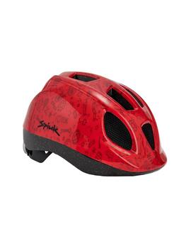 casco niño spiuk rojo led