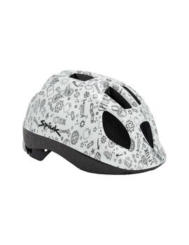 casco niño spiuk blanco led