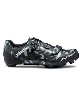 zapatilla razer negro-camo mtb