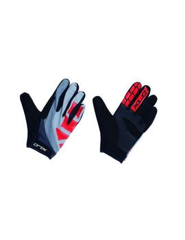 guantes largos xlc enduro rojo/gris