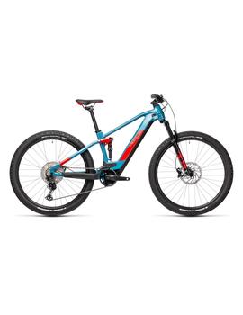 cube stereo race 120 azul-rojo