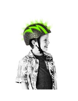 casco c-preme child led  cresta verde